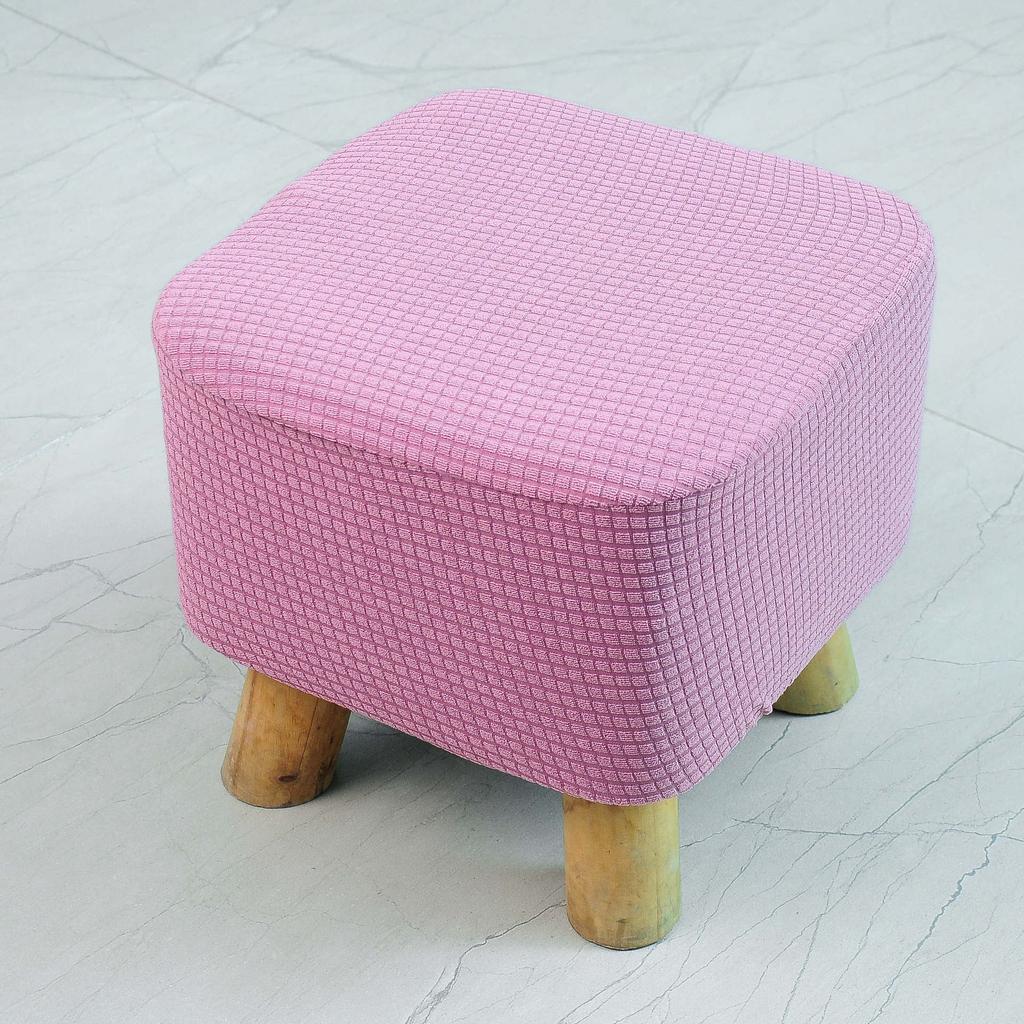 Утолщенный эластичный чехол для квадратного табурета