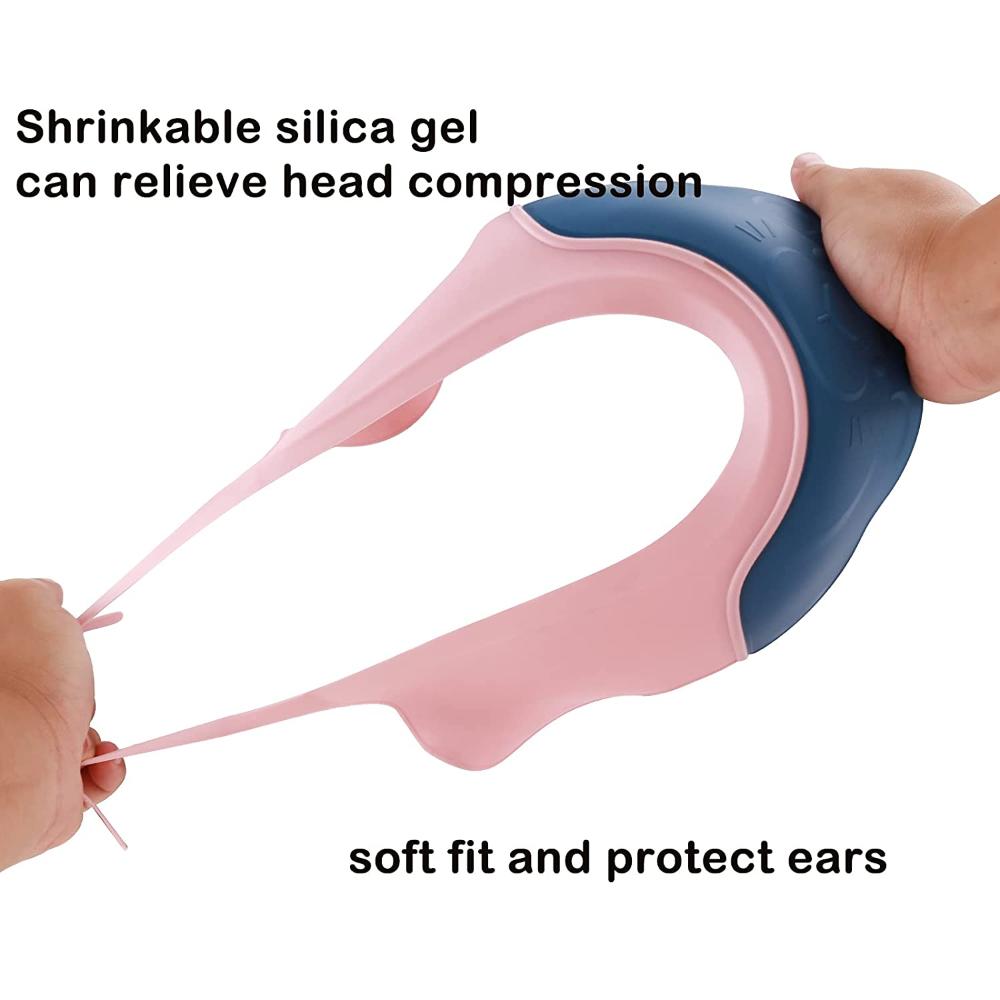 Portable Ear Protection Head Cover Baby Shower Cap Silicone Bath Visor Shampoo Shield Baby Bath Cap