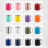 12oz/14oz Handle Mug Double-layer Thermos Cup Portable Insulated Water Bottle  Tea