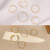 5Pcs Korean Style Simple Pearl Finger Ring Sets Opening Adjustable Rings Jewelry