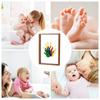 DIY Family Handprint Kit Transparent Photo Frame  for Family Baby Pet