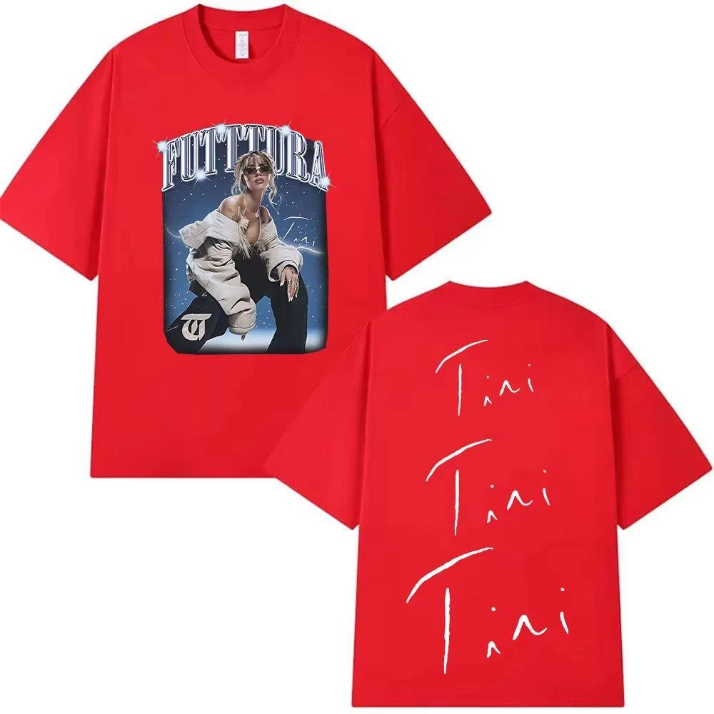 Hip Pop Tees Singer TINI STOESSEL Futtura Tour New Album Graphic Tshirts Fashion Harajuku Short Sleeve Cotton Casual Streetwear