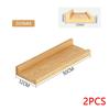 Wood Shelves Wall Floating Shelves Wall Partition Laminate Hanging Hole-free Storage Shelf Home Display Rack Closet Organizer