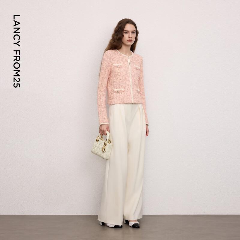 LANGZI French Elegant Tweed-Style Knit Cardigan