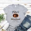 Tito T Shirts TITO'S Handmade Vodka Graphic T Shirts Short Sleeve Streetwear Tshirt Vintage Men Women T-Shirt Aesthetic Clothes