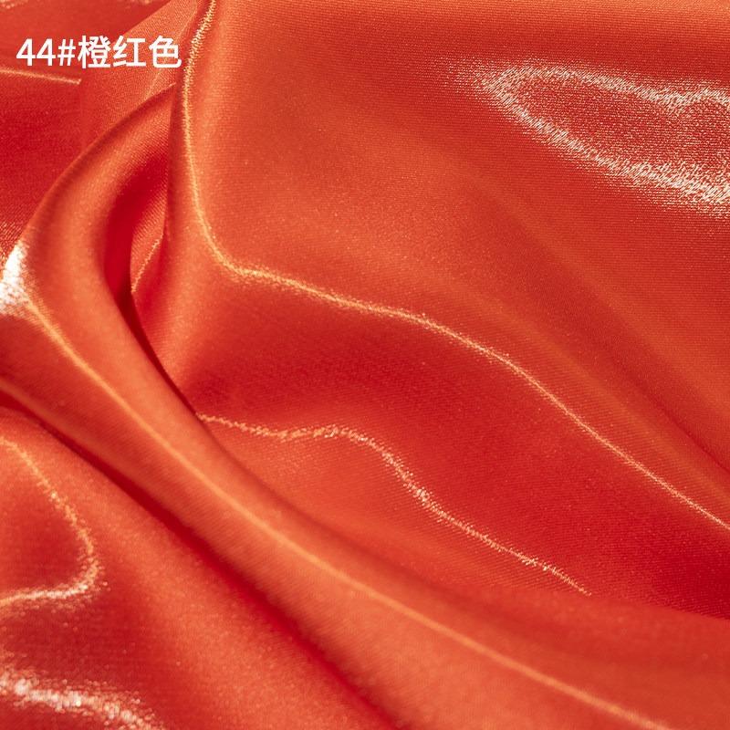 Multi-Color Reflective Fabric Liquid Satin Glossy for Clothes Dresses Diy Hanfu Sewing Designer Smooth Silky Cloth Drape Summer