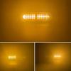 4PCS Amber Car 12LED Truck ATV Warning Hazard Flashing Beacon Light Strobe Bar