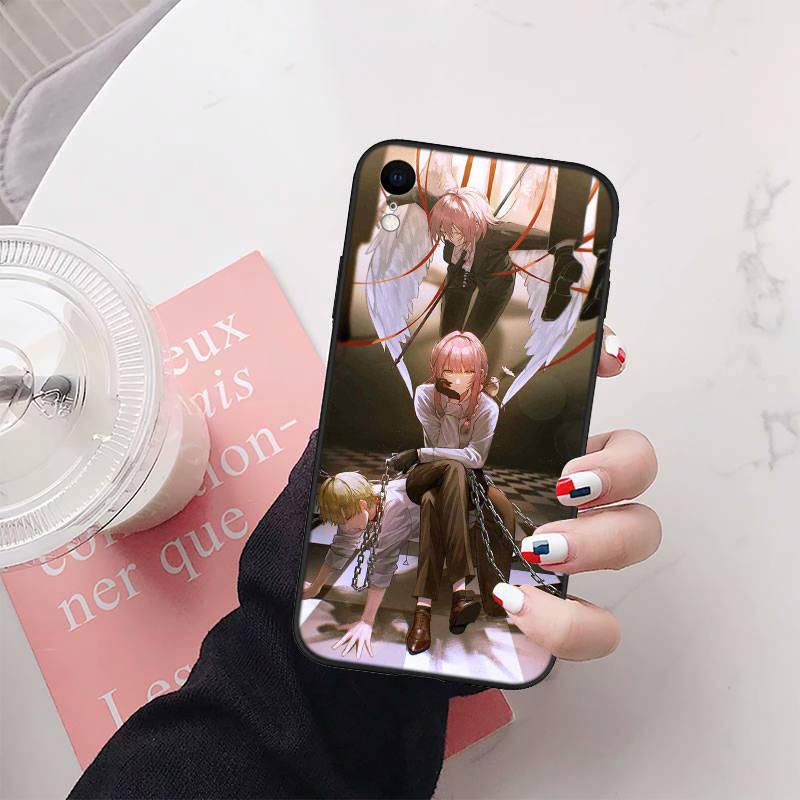 Чехол для телефона Chainsaw Man для iPhone 6 6s 7 8 11 12 13 14 15 XS Pro Max XR X SE Samsung S20 S21 S22 S23 S24 FE Ultra S8 S9 S10 Plus Lite S21S S10E