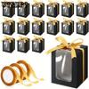 10pcs Gift Boxes with Ribbon and Window Perfect for Or Gifts Jewelry Wedding Favors Versatile Gift Boxes for Candy & Treats