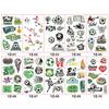 10Pcs Temporary Football Tattoos for Kids Waterproof Luminous Tattoo Sticker Football Party Favors
