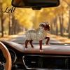 Portable Animal Pattern Pendant 2D Acrylic Sheep Keychain Lamb for Car Rearview Mirror Hanging Ornament Backpack Bag Charm Home Decor Cute