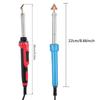 80 Вт/100 Вт Пластиковый сварочный аппарат 2 в 1 Пластиковый сварочный ремонтный комплект Паяльник Пластиковый сварочный инструмент с 2 сварочными головками