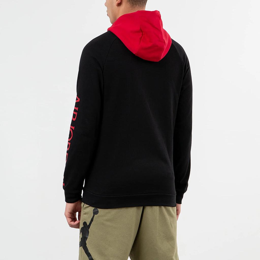 Nike Толстовка с капюшоном Letter Casual Sports с длинным рукавом для мужчин, черная CK2852-010