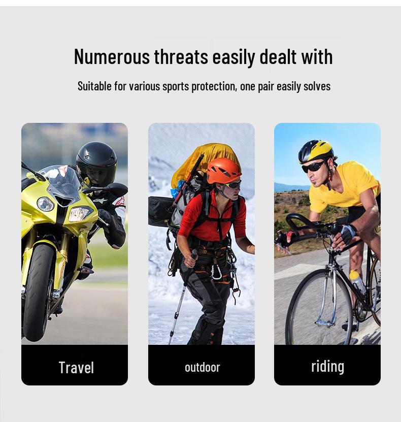 Breathable Motorcycle & Cycling Elbow Pads - Four Seasons Anti-Fall Protectors for Biking & Roller Skating