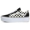 Old Skool Stackform Checkerboard Platform Low Top Skate Shoes Unisex Sneaker Black White VN0A7Q5MTYQ