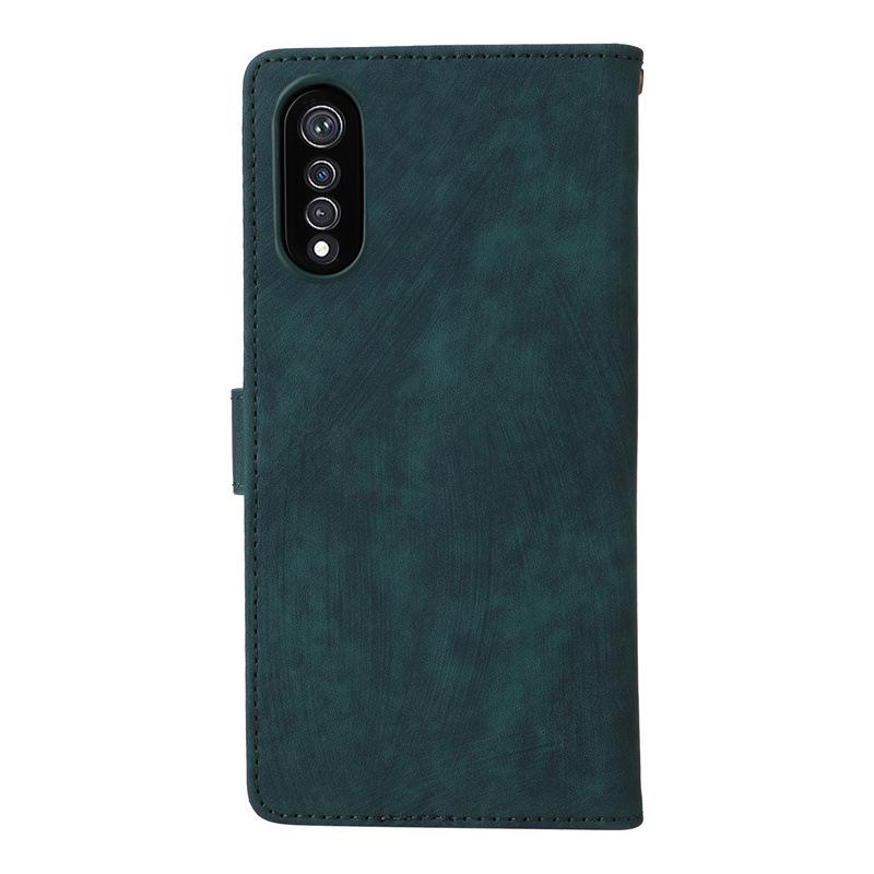 Кожаный чехол Cooper Cubot X70 с отделением для карт, подставкой, шнурком и кошельком