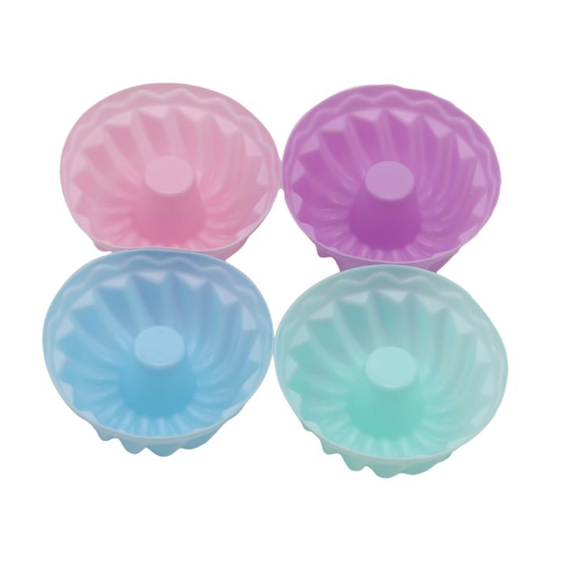 MIT 12 шт. / Набор круглых силиконовых форм для выпечки тортов, шоколадная форма