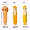 Latex Dog Chew Toy Squeaky Sound Bite-resistant Dog Grinding Teeth Stick Imitation Sausage Sound-Producing Toy Playing Time