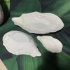 Белая керамическая тарелка Oyster, тарелка для сашими, миска для десерта, тарелка для суши, фруктовая миска, салатница, ресторанная посуда, поднос для закусок