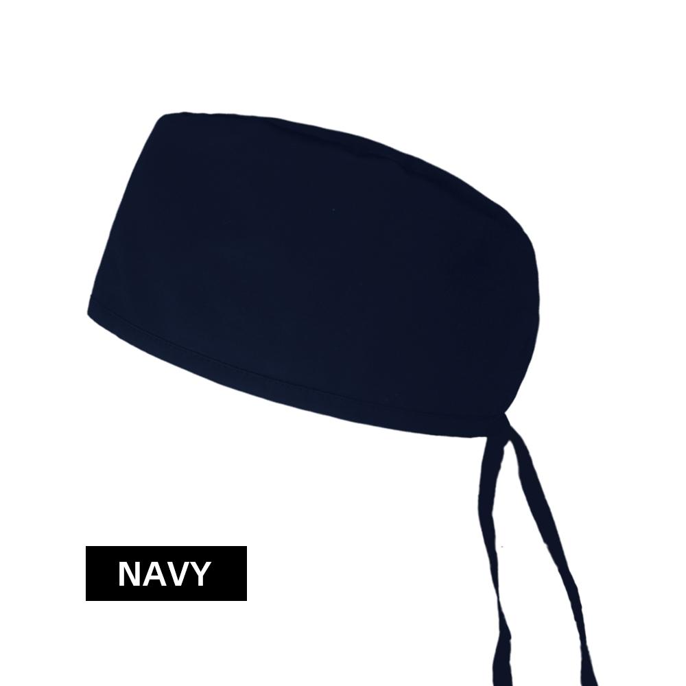 New Solid Color Scrub Cap Adjustable Surgical Hat Breathable Cotton Working Cap for Nurses Doctors Dentists