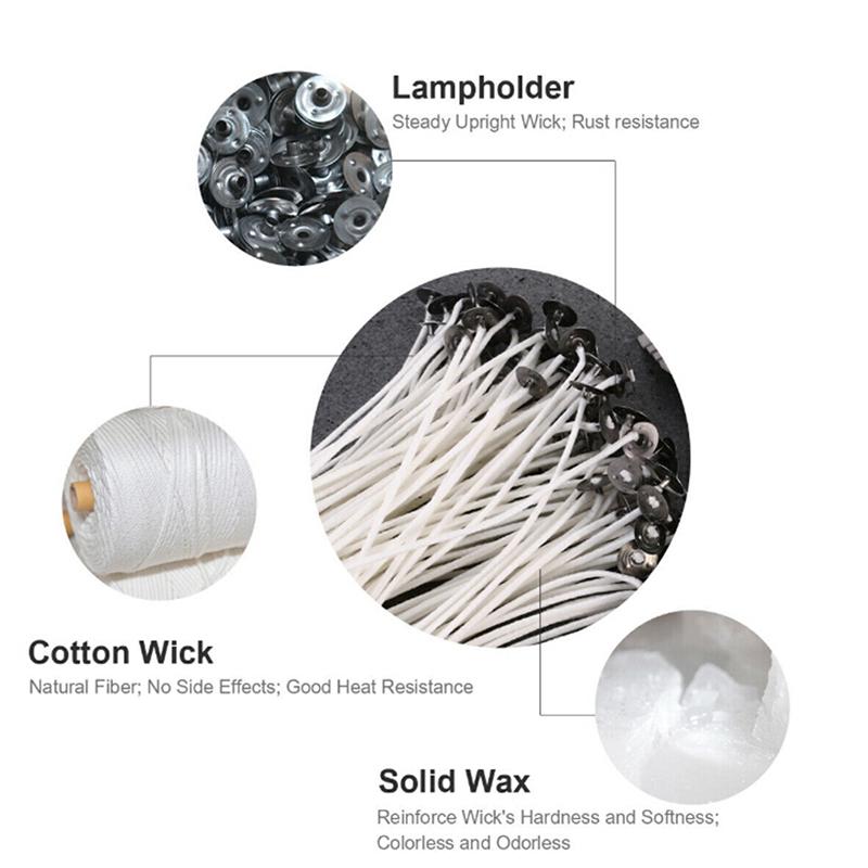 100 шт. Прозрачный пакет с фитилем топленого масла, герметичный диффузор аромата «сделай сам»