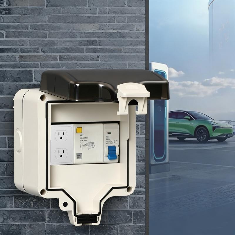 Водонепроницаемые пылезащитные корпуса для наружных автоматических выключателей с утолщенной уплотнительной прокладкой и отверстием для замка для повышения безопасности