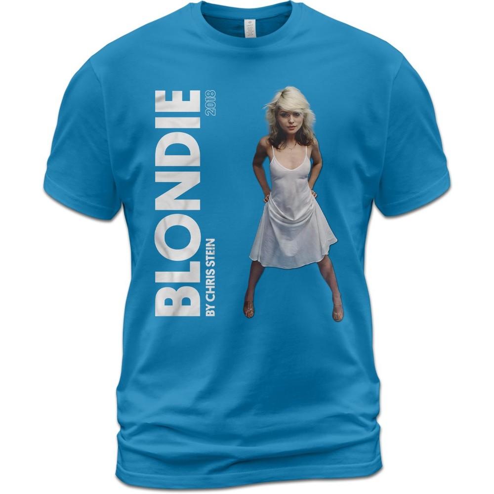 Хлопковая футболка Blondie Debbie Harry от Криса Стейна Heart Of Glass Parallel Lines Унисекс футболка