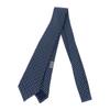HERMES галстук Темно-синий/Анималистичный узор шелк мужской