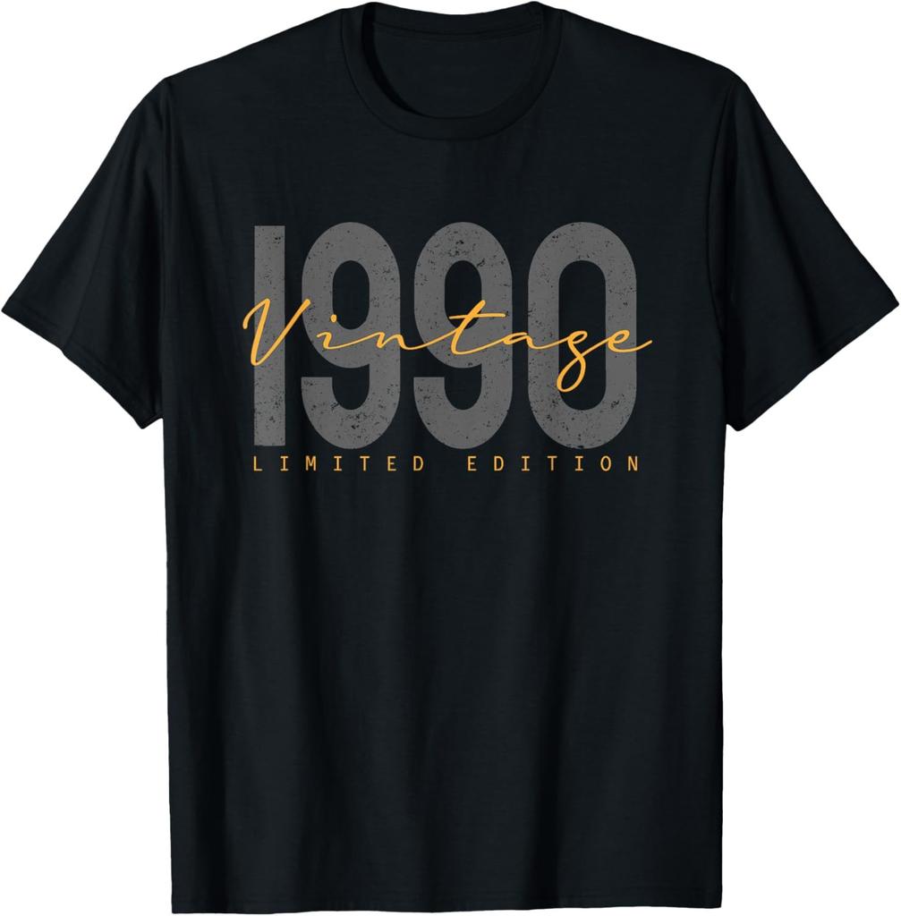 1990 Birth Year, Built in 1990 and Still Amazing Birthday T-Shirt Unisex Summer Streetwear Tops Personalized T-shirt