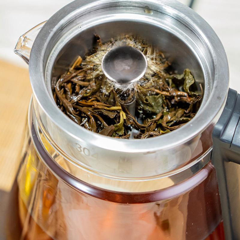 Электрический чайник, кофеварка, чайник, черный пуэр, стекло, электрический чайник, паровой чайник, автоматический набор, электрический чайник