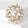 High End Diamond Inlaid Brooch, Women's High-end Feel, Chest Flower, Multifunctional Clothing Accessories