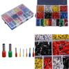 2120PCS 22AWG-5AWG Wire Crimp Connector Plastic Storage Box Copper Wire Insulated End Terminal Insulated Cord