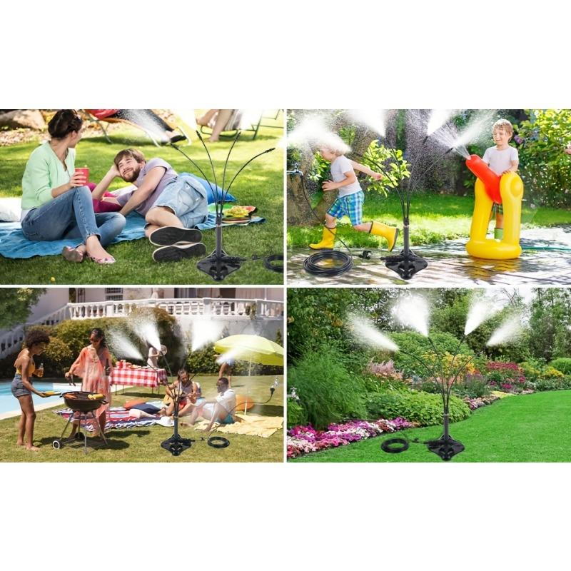 1 упаковка, стационарные распылители для наружного применения на террасе, 26,2-футовая переносная система распыления для охлаждения на открытом воздухе, стационарная система распыления для охлаждения