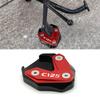 Super Cub C125 Motorcycle CNC Side Stand Magnification Extension Stand Kickstand Amplifier Side Stand Extension Pad For Super Cub C125 Side Stand