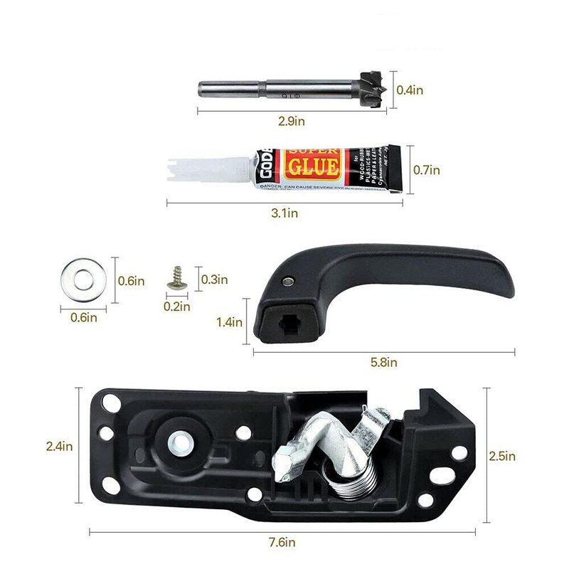 20833606 Внутренняя ручка двери со стороны водителя для Chevy Silverado/GMC Sierra 1500 2500 3500 2007-2013 Tahoe/Yukon 2007-2014