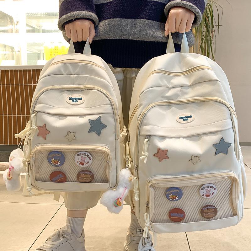 Schoolbag Children  Elementary School Students Girls  Junior High School Students  Star Backpacks  College Students  Backpacks