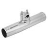 Fishing Rod Holder Clamp On 32 Angles 316 Stainless Steel Mirror Finished for 7 8in ‑ 1in Rail