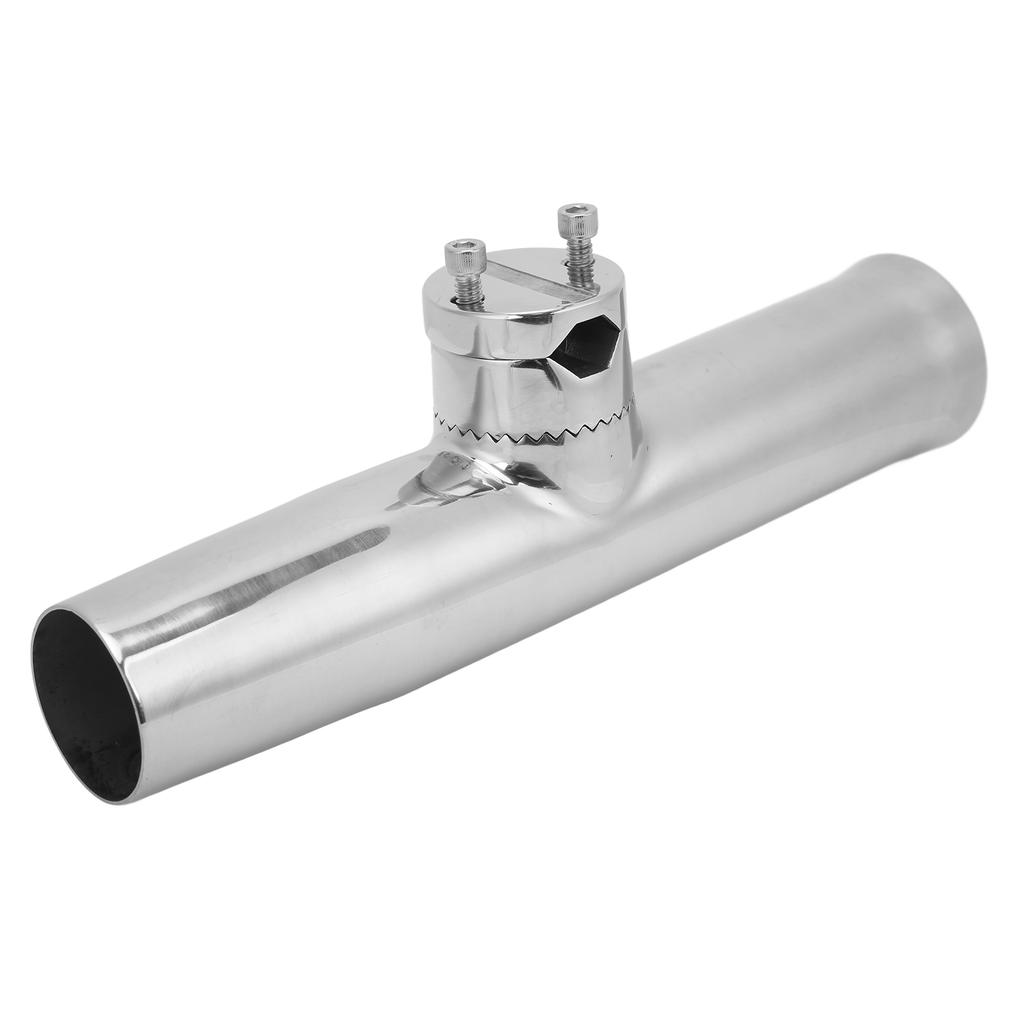 Fishing Rod Holder Clamp On 32 Angles 316 Stainless Steel Mirror Finished for 7 8in ‑ 1in Rail