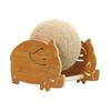 Cat Scratcher Toy Wood Pet Furniture Supplies Playing Protect Fun Wear Resistant Grind