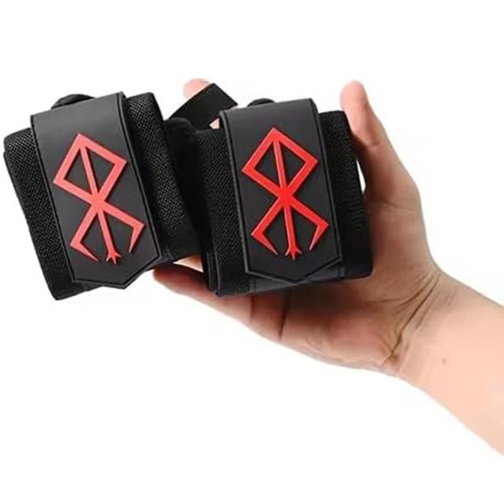 Кистевые бинты для тяжелой атлетики в стиле Berserk, для тренировки силы в зале, кистевые ремни-напульсники для мужчин и женщин