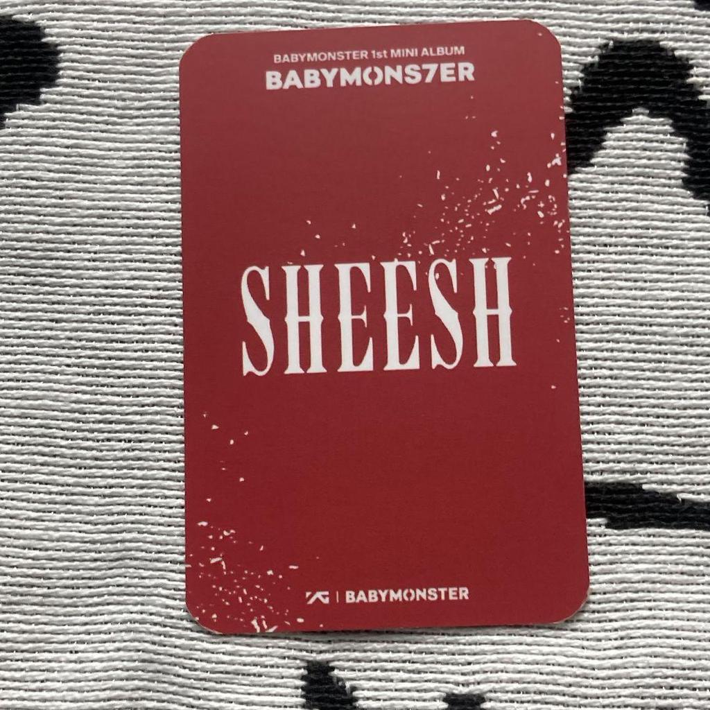 [USED] Ahyeon like that BABYMONSTER Sanok trading card