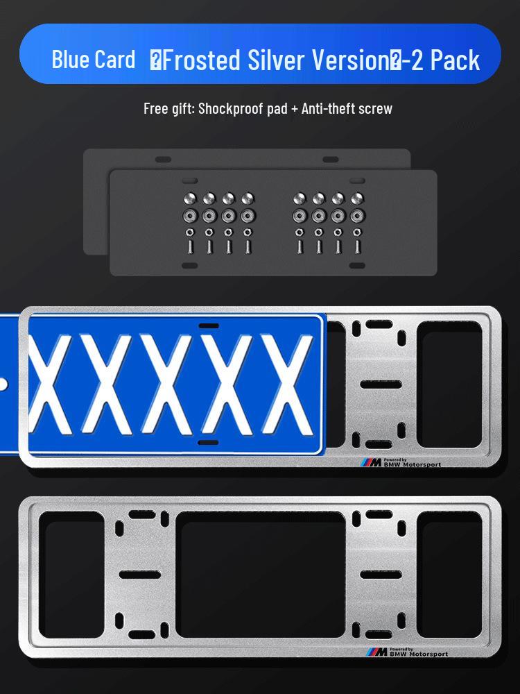 Рамка номерного знака из углеродного волокна для BMW X1, X2, X3, X4, X5, 1 серии, 3 серии, 5 серии
