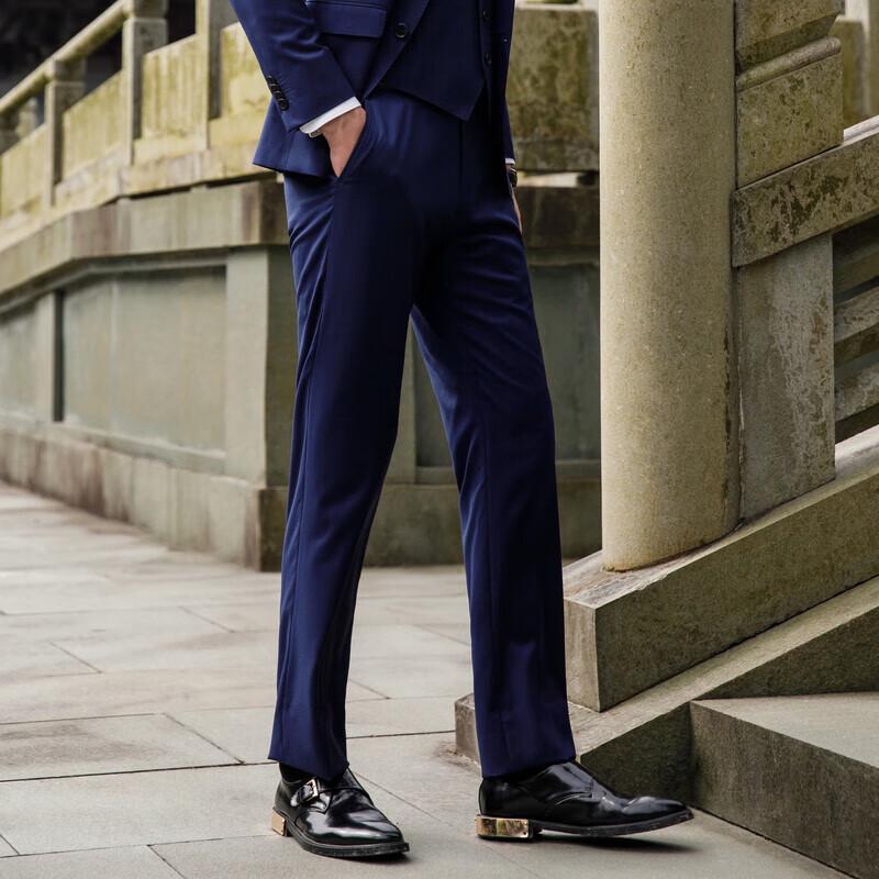 YOUNGOR Мужские шерстяные брюки в стиле business casual