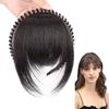 Female Hairband Wig Bangs Synthetic Hair Extension Bangs Natural Hair Clip On Hairpieces for Women Natural Simulation Wig Patch