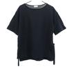 Made In Japan Short Sleeve Cut 38 Navy Women Used