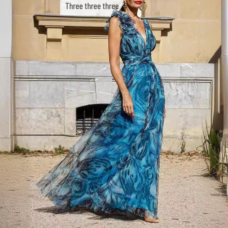 Богемное летнее цветочное платье-свинг в стиле Лолита