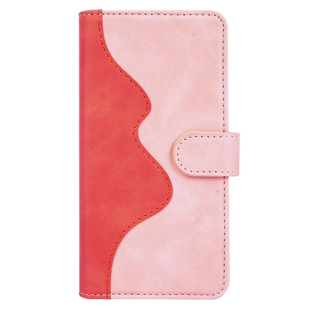 For iPhone Air Wallet Case Leather Phone Cover Splicing Color