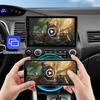 10,1-дюймовая IPS-сенсорная автомагнитола Android 12 с беспроводным подключением для Honda Civic 2006-11