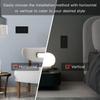 BSEED 1/2/3-клавишные Wifi сенсорные выключатели света Tuya Smart Life Приложение Alexa С розетками EU, портами питания USB, конденсатором в комплекте, черный