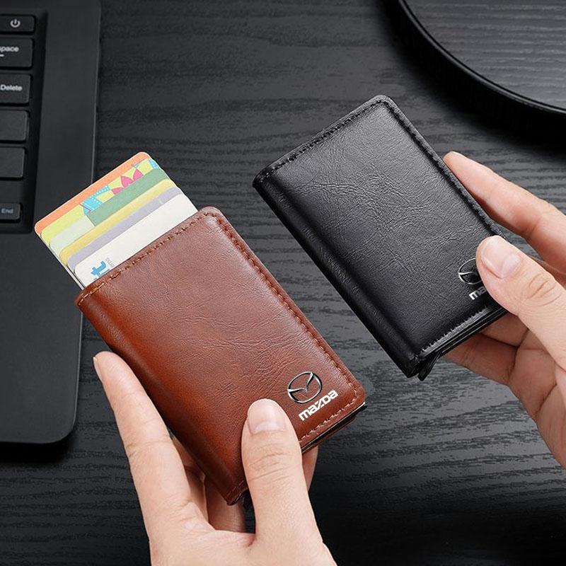 Сумка для документов для вождения автомобиля из ПУ кожи, кошелек для ID, паспорта, карт, чехол для карт для Mazda 2 3 6 Axela Atenza CX-5 CX5 CX-7 CX-9 2015 2016 2017 2018 2019